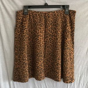 The limited cheetah print skirt! Medium! Stretchy!